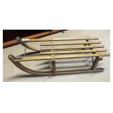 Vintage Davos snow sled 34" long
