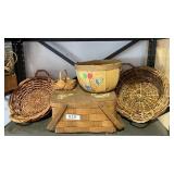 Group of baskets