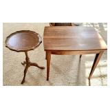 Small hand made side table 16x22, plant stand