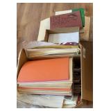 Large group of construction & computer paper