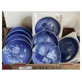 14 Bing & Grondahl Christmas plates