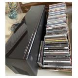 Flat of CDs and LaserLine CD holder