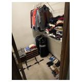 Contents of clothes closet --ladies