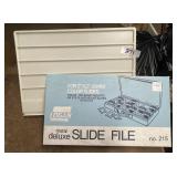 Slide file and viewer