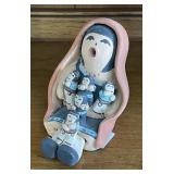 Jemez pottery storyteller doll 5"