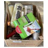 Box of painting supplies