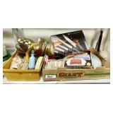 2 boxes with home dï¿½cor and housewares