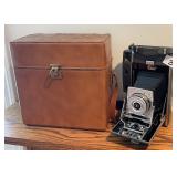 Polaroid 110A Pathfinder camera with case