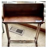 Wooden book rack 18" x 7" x 26" h