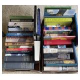 2 boxes of books