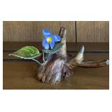 Norman Brumm enamel on copper flower 2.5"