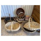 Large group of baskets