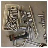 Large lot of sockets and ratchets