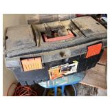 Black & Decker 22" plastic toolbox + contents