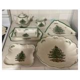 Spode Christmas Tree serving dishes