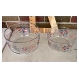 2 TempTations glass bowls