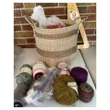 Basket of yarn