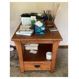 End table plus contents