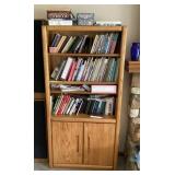 Bookcase plus contents