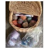 Basket of yarn