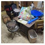 Clean up lot in center of room