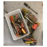 Large lot of screwdrivers