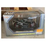 Kawasaki die cast motorcycle model 1:12 scale