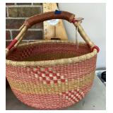 Hand made Blessings Basket with wrapped handle