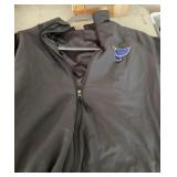 Ladies? zip front STL Blues jacket Size S?