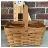 Longaberger basket with divider