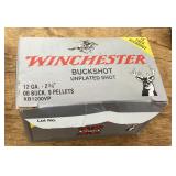 Winchester 12 gauge box of buckshot