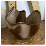 Frankoma Pottery free form bowl