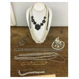 Costume jewelry necklaces