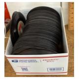 Box of 45 RPM records