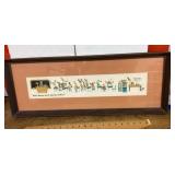 Framed classroom print