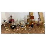 Group of perfume and perfume bottles