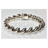 Heavy sterling silver bracelet