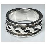 Heavy sterling silver ring