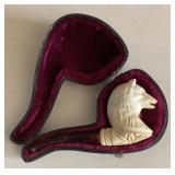 Meerschaum pipe in case