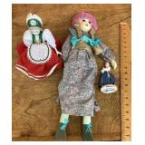 3 dolls