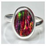 Sterling silver ring --adjustable