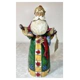Jim Shore Santa with string of ornaments