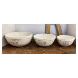 Rae Dunn nesting bowls
