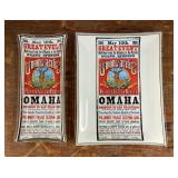 Union Pacific glass ashtrays