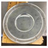 Sterling silver sandwich plate