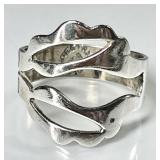 Vintage Taxco Mexico sterling silver ring