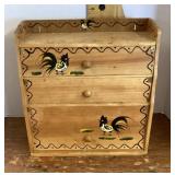 Wooden spice cabinet