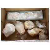 Arkansas quartz rock specimens