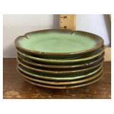 7 Frankoma Pottery plates