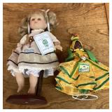 2 collectible dolls